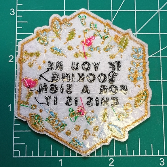 2/$10 If Your Looking For A Sign This Is It Embroidered Patch - Picture 2 of 3